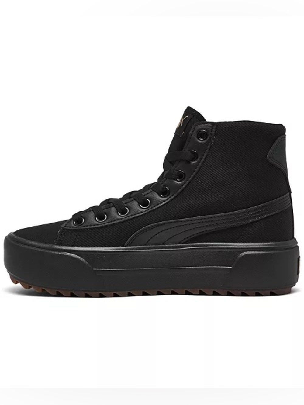 PUMA WOMEN’S KAIA HI TOP PLATFORM SNEAKERS – BLACK SIZE 9.5 (NEW WITH TAGS) B9 - Picture 4 of 8